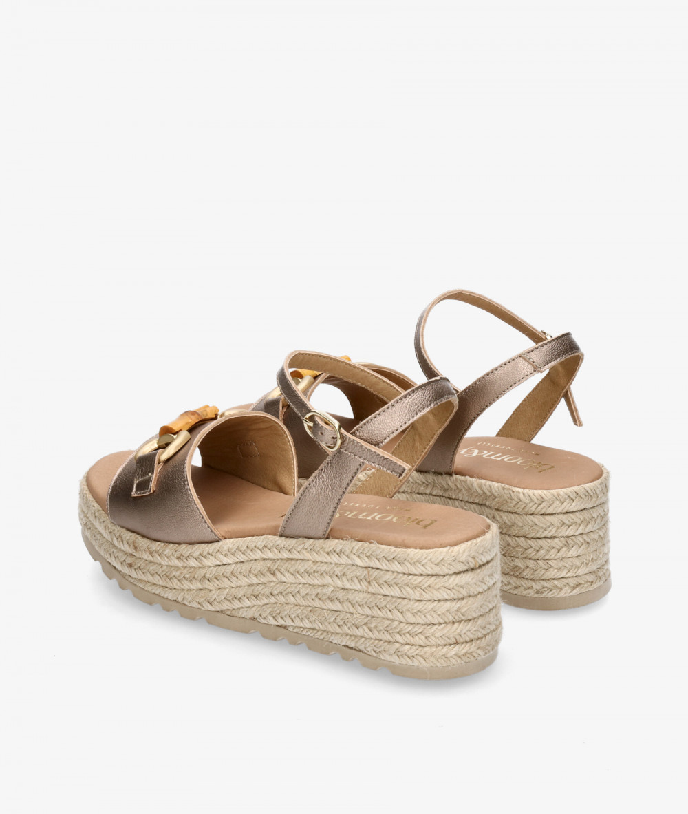 Alpargatas bloom&you  LIBERTY en taupe metalizado Alpargatas bloom&you  LIBERTY en taupe metalizado