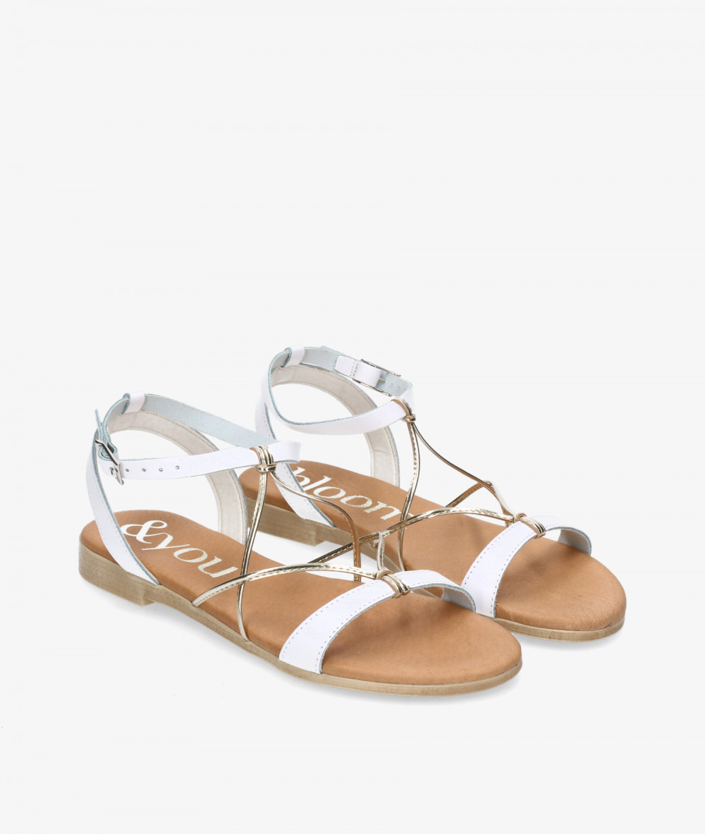 Sandalias bloom&you  ALELI en blanco