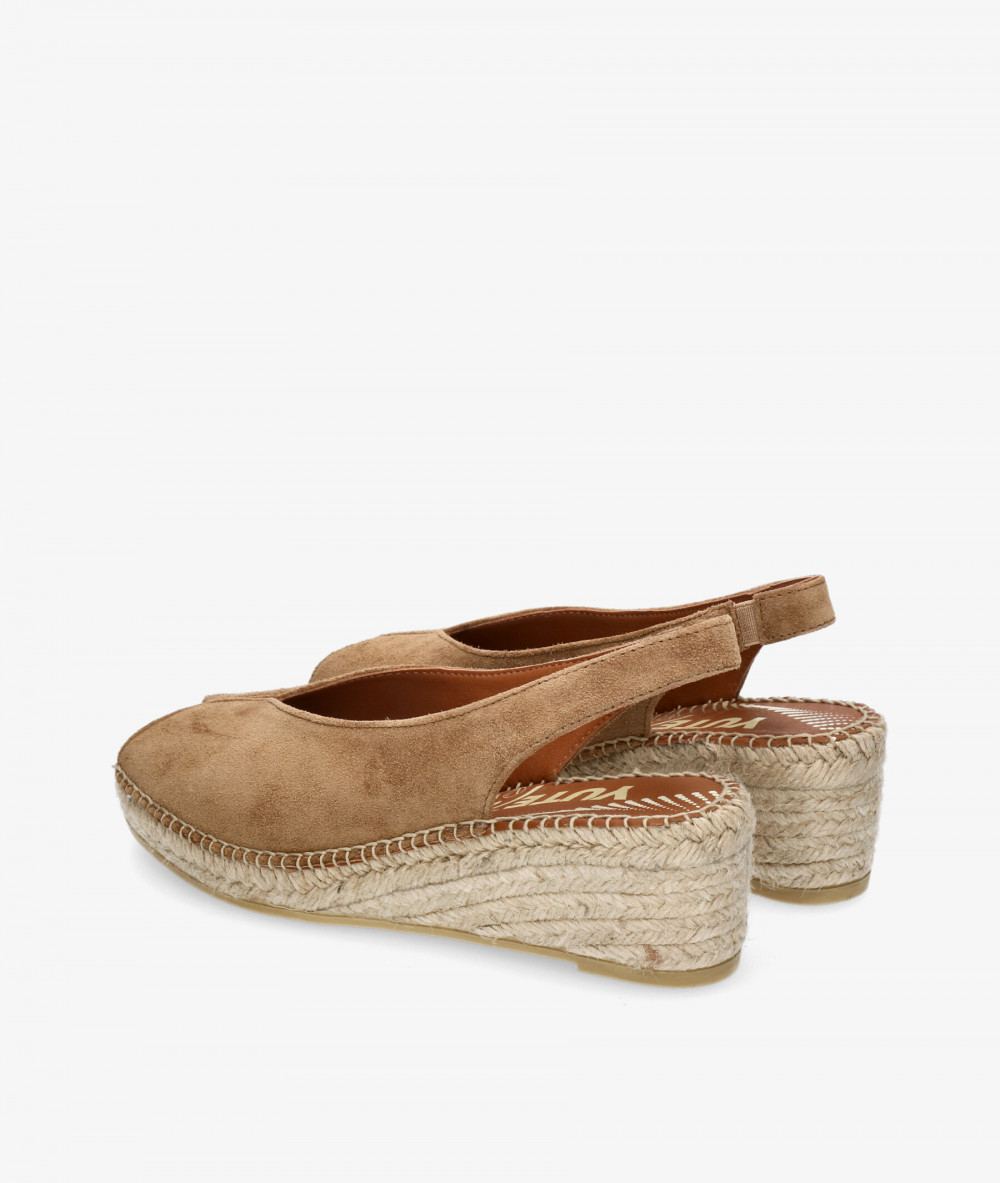 Alpargatas Viguera  2200 en serraje cuero
