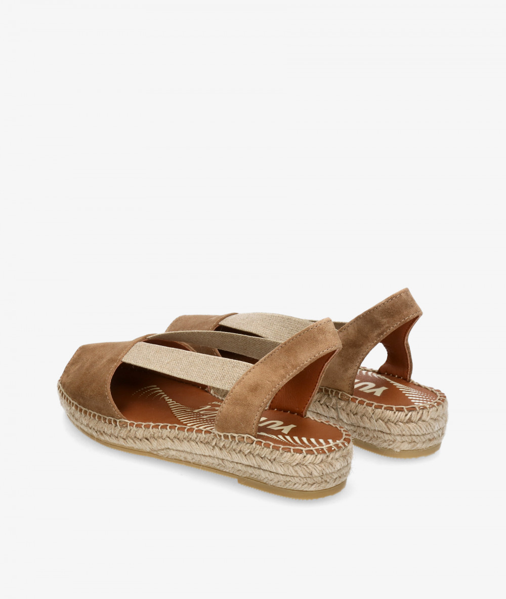 Alpargatas Viguera  1974 en serraje cuero