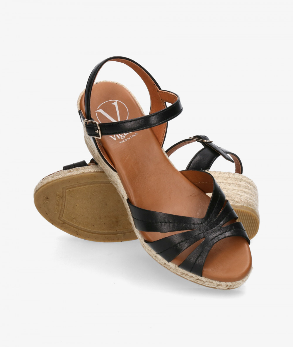 Alpargatas Viguera  2220 en negro