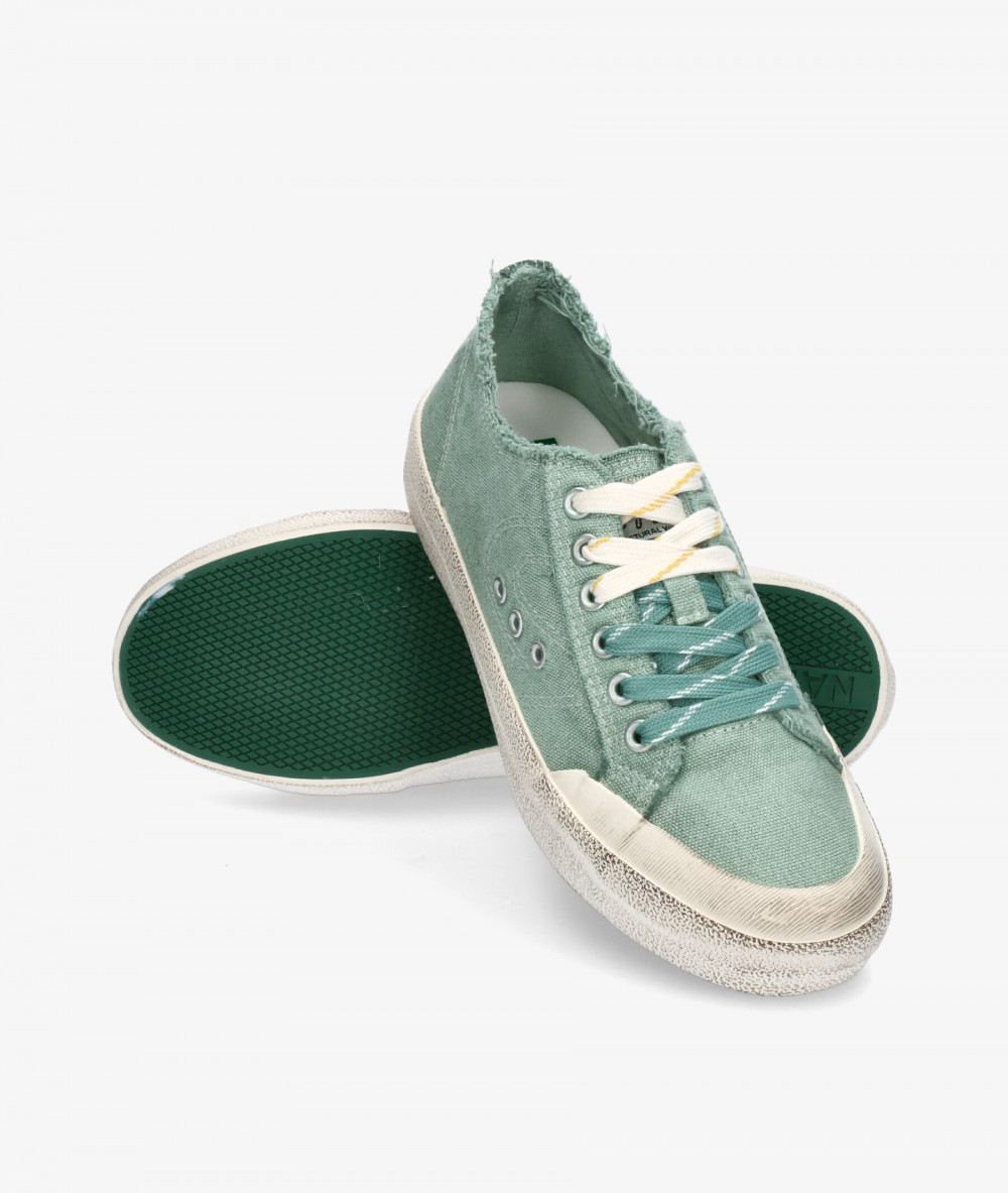 Deportivos Natural World  9035 SNEAKER COTTON en verde Deportivos Natural World  9035 SNEAKER COTTON en verde