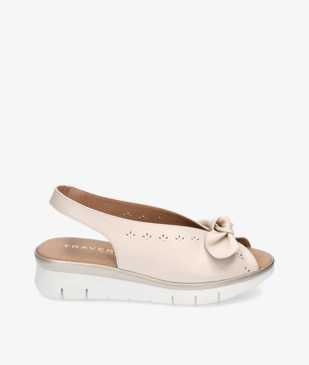 Sandalias Traveris  92400 en hueso