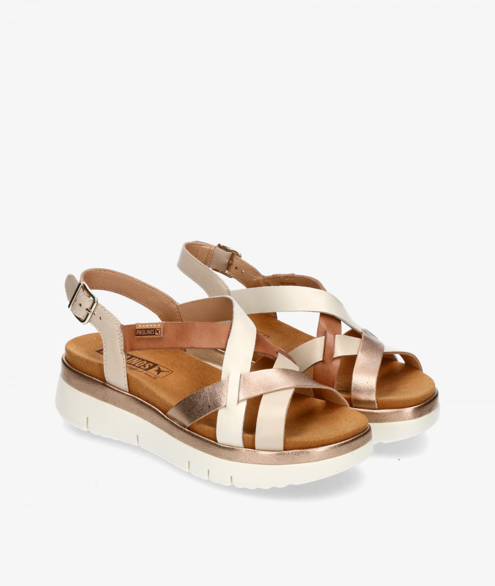 Sandalias Pikolinos  W4N-0650 en hueso