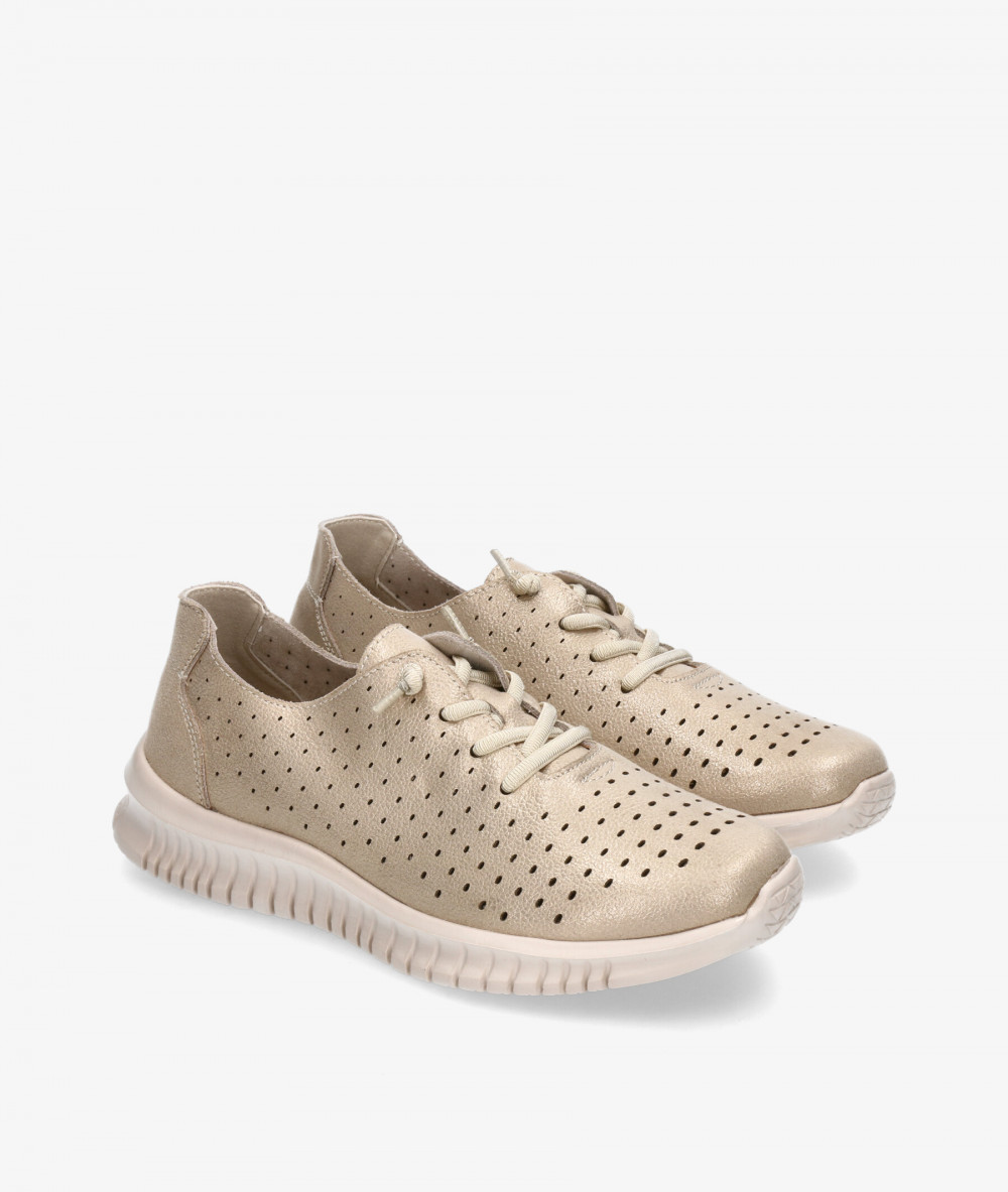 Deportivos MEGHAN SOFT  502 en platino