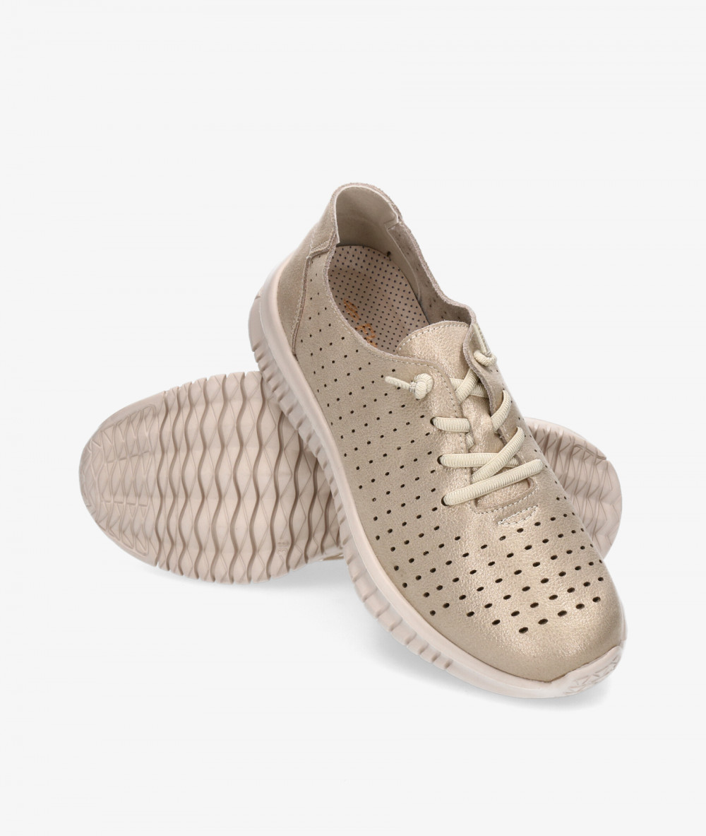 Deportivos MEGHAN SOFT  502 en platino