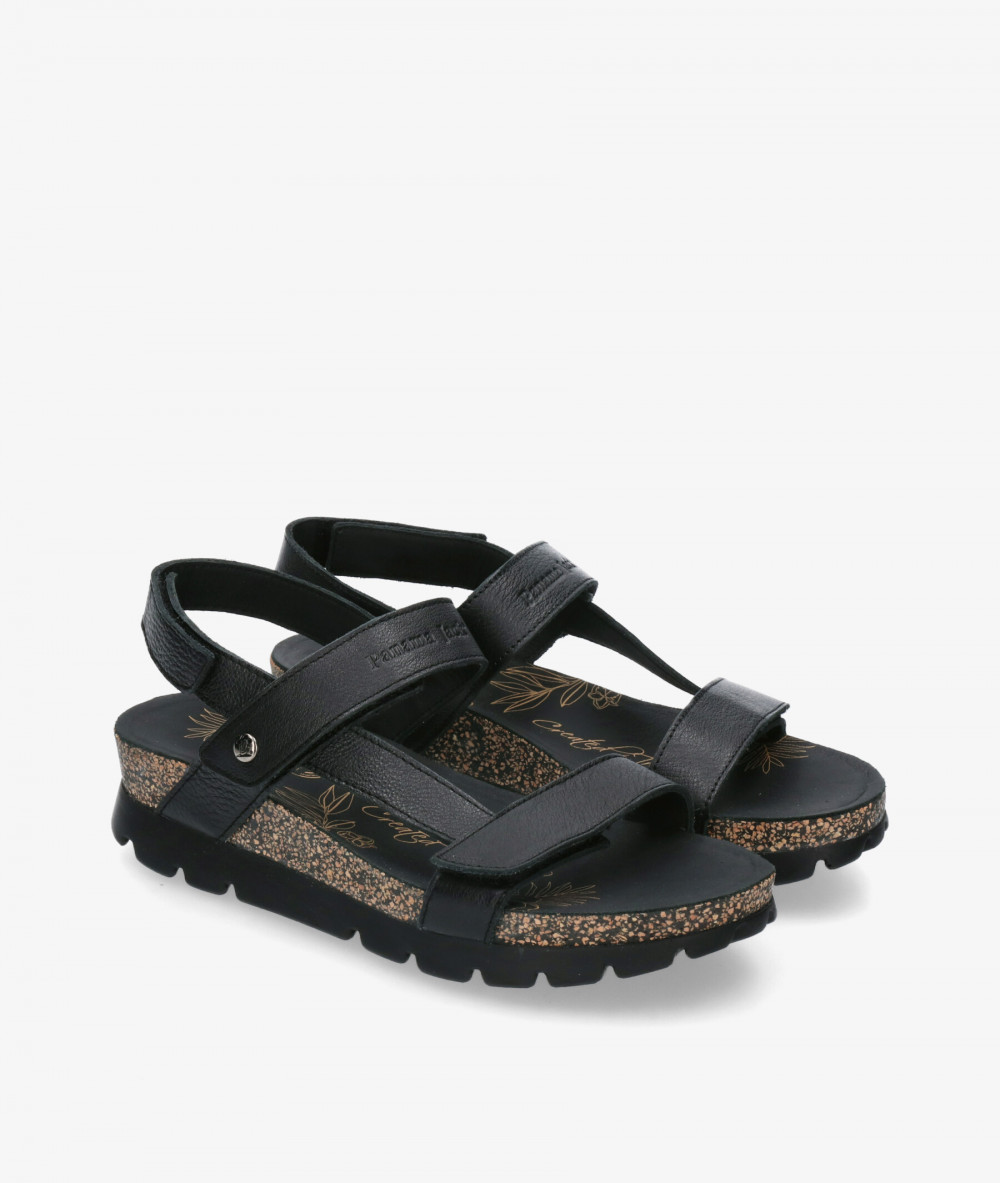 Sandalias Panamá Jack  SELMA en negro