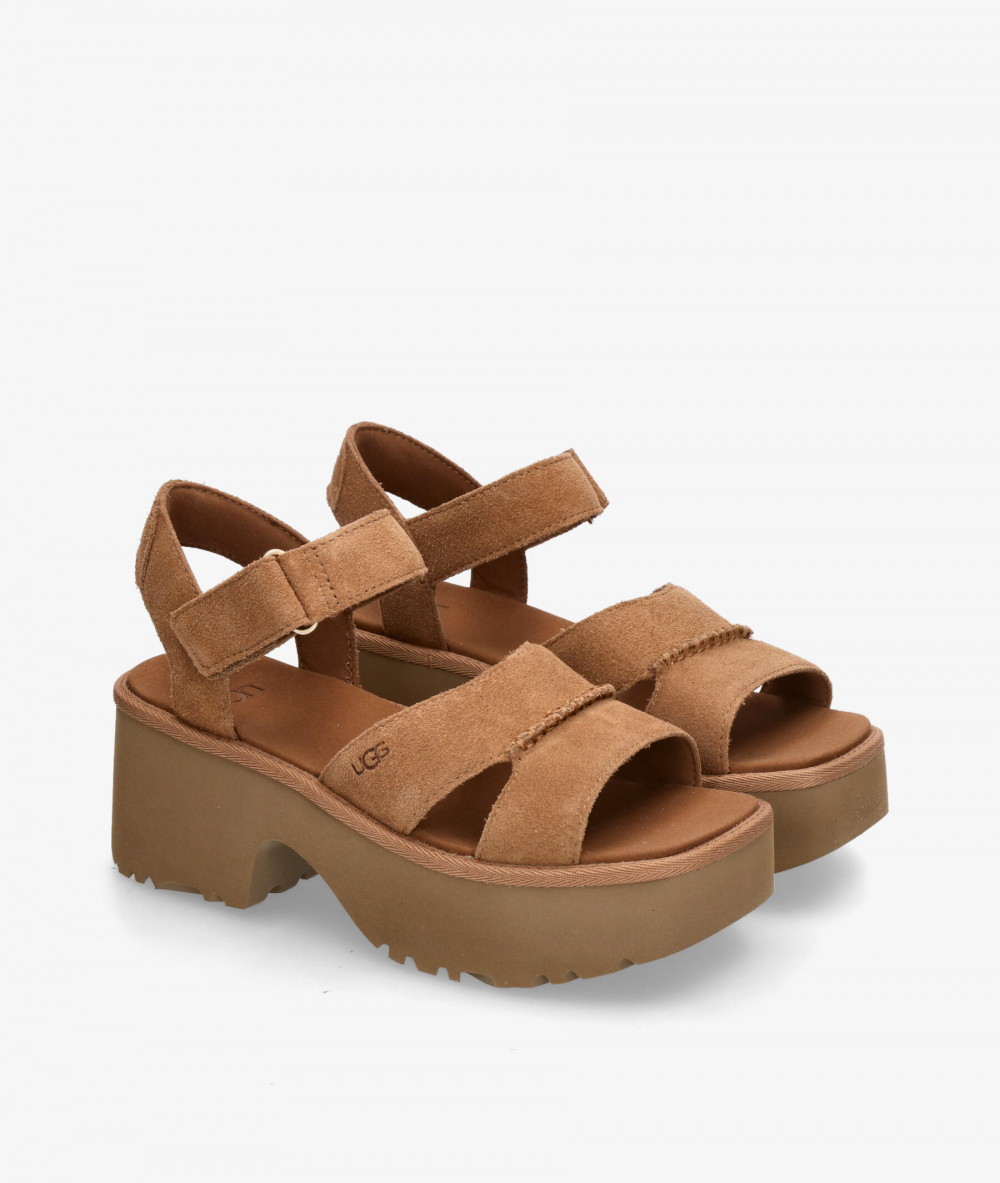 Sandalias UGG  NEW HEIGHTS UNKLE STRAP en serraje cuero Sandalias UGG  NEW HEIGHTS UNKLE STRAP en serraje cuero