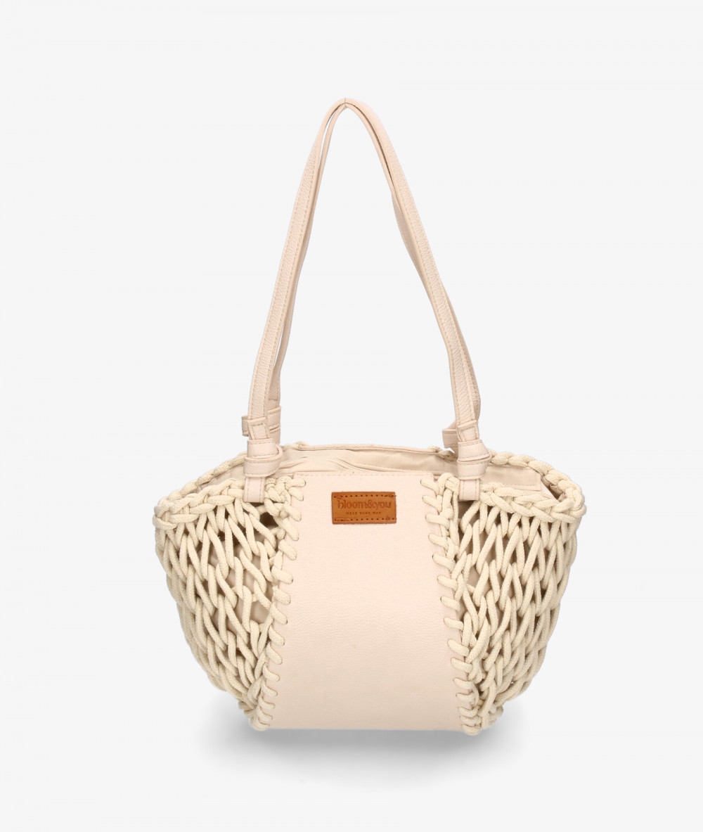 Bolso textil bloom&you SS24-S1014-BG en beige