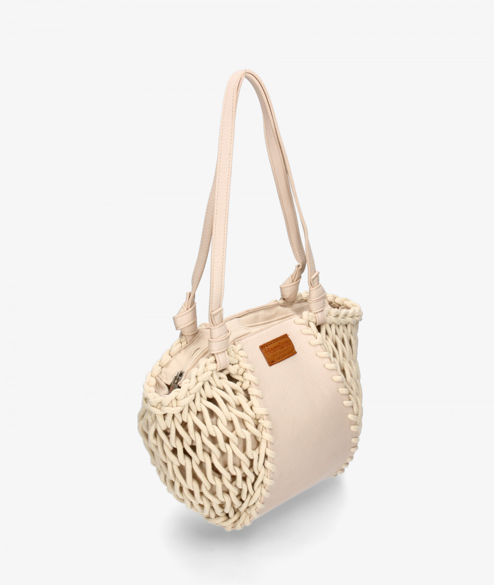 Bolso textil bloom&you SS24-S1014-BG en beige