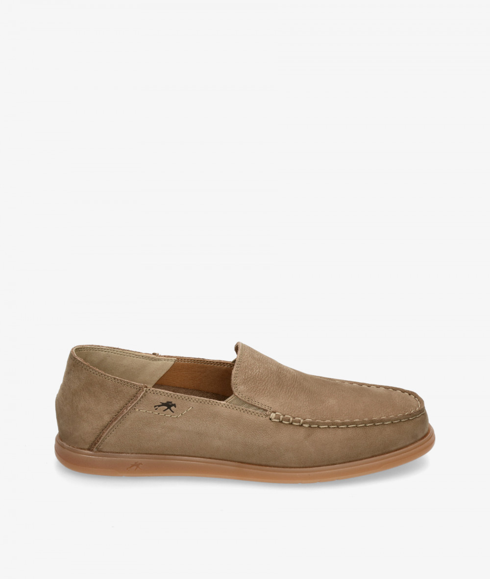 Mocasines Fluchos F2193 en nobuck taupe Mocasines Fluchos F2193 en nobuck taupe