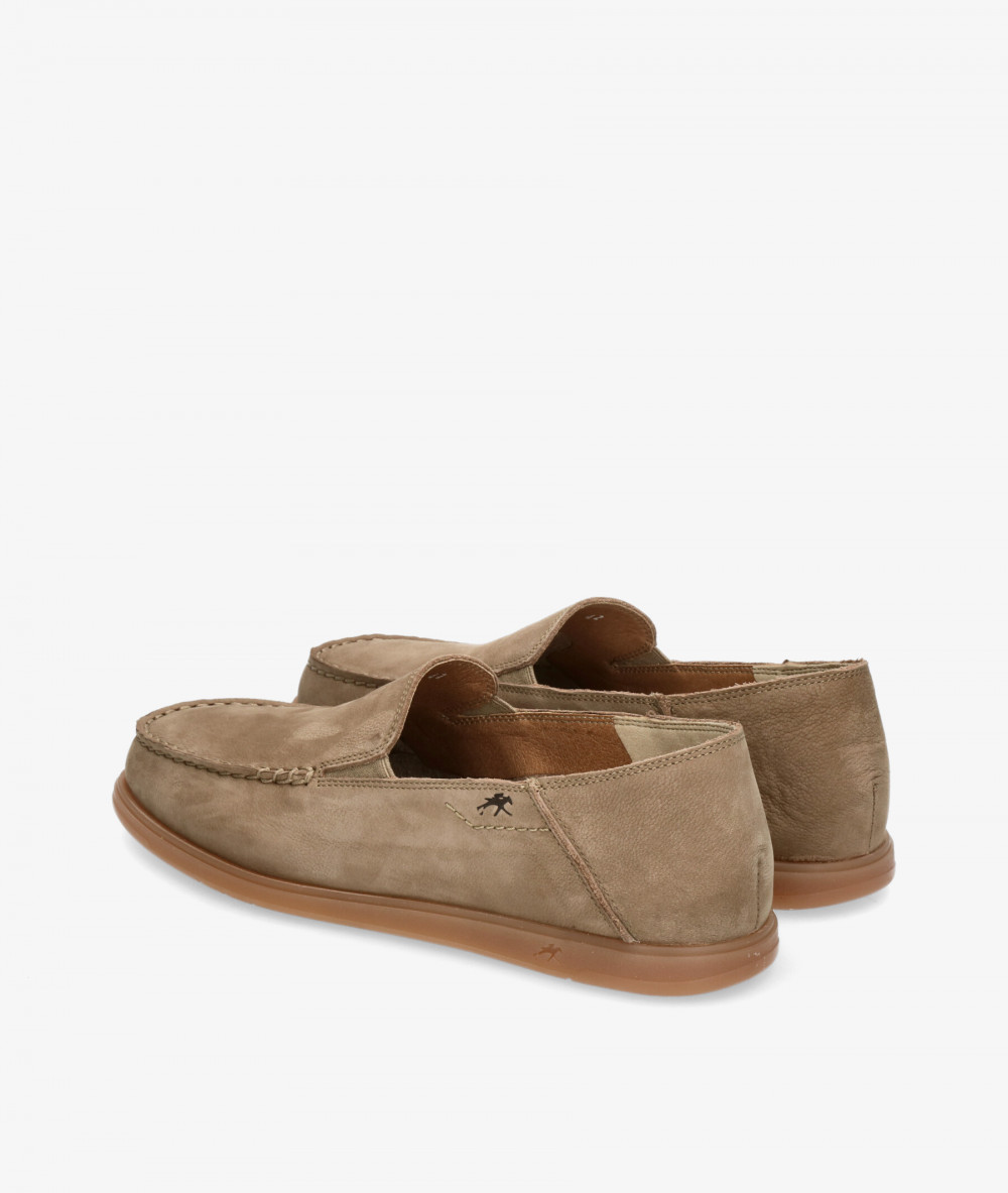 Mocasines Fluchos F2193 en nobuck taupe Mocasines Fluchos F2193 en nobuck taupe