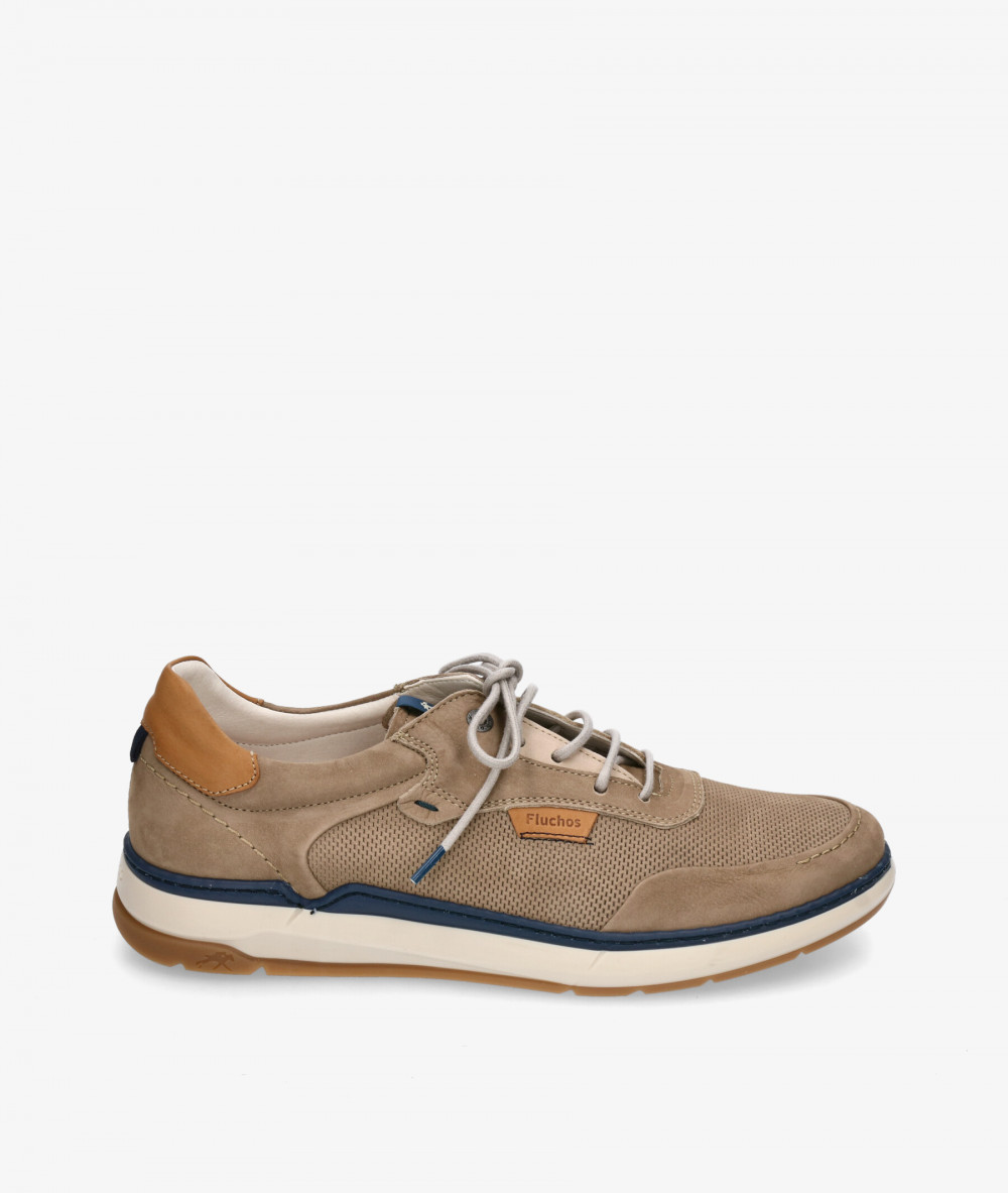 Zapatos casual Fluchos F2210 en nobuck taupe Zapatos casual Fluchos F2210 en nobuck taupe