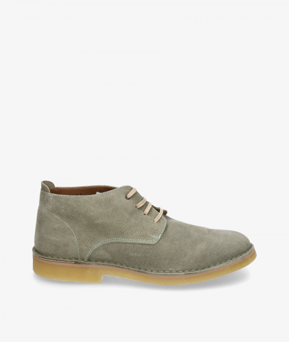 Kénnebec Safari shoes ELCI in kaki split suede