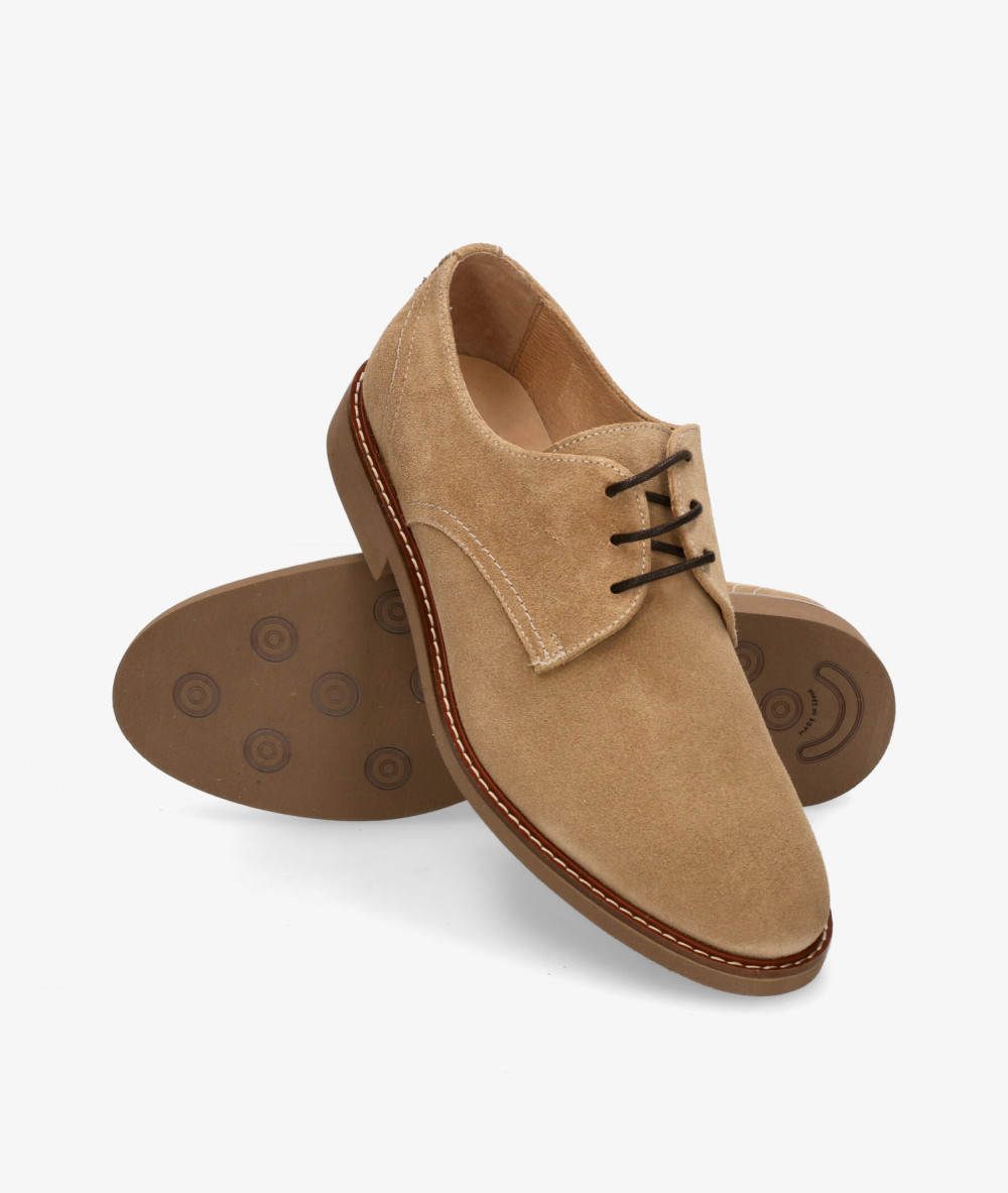 Zapatos de vestir Kénnebec 21990 en serraje taupe Zapatos de vestir Kénnebec 21990 en serraje taupe