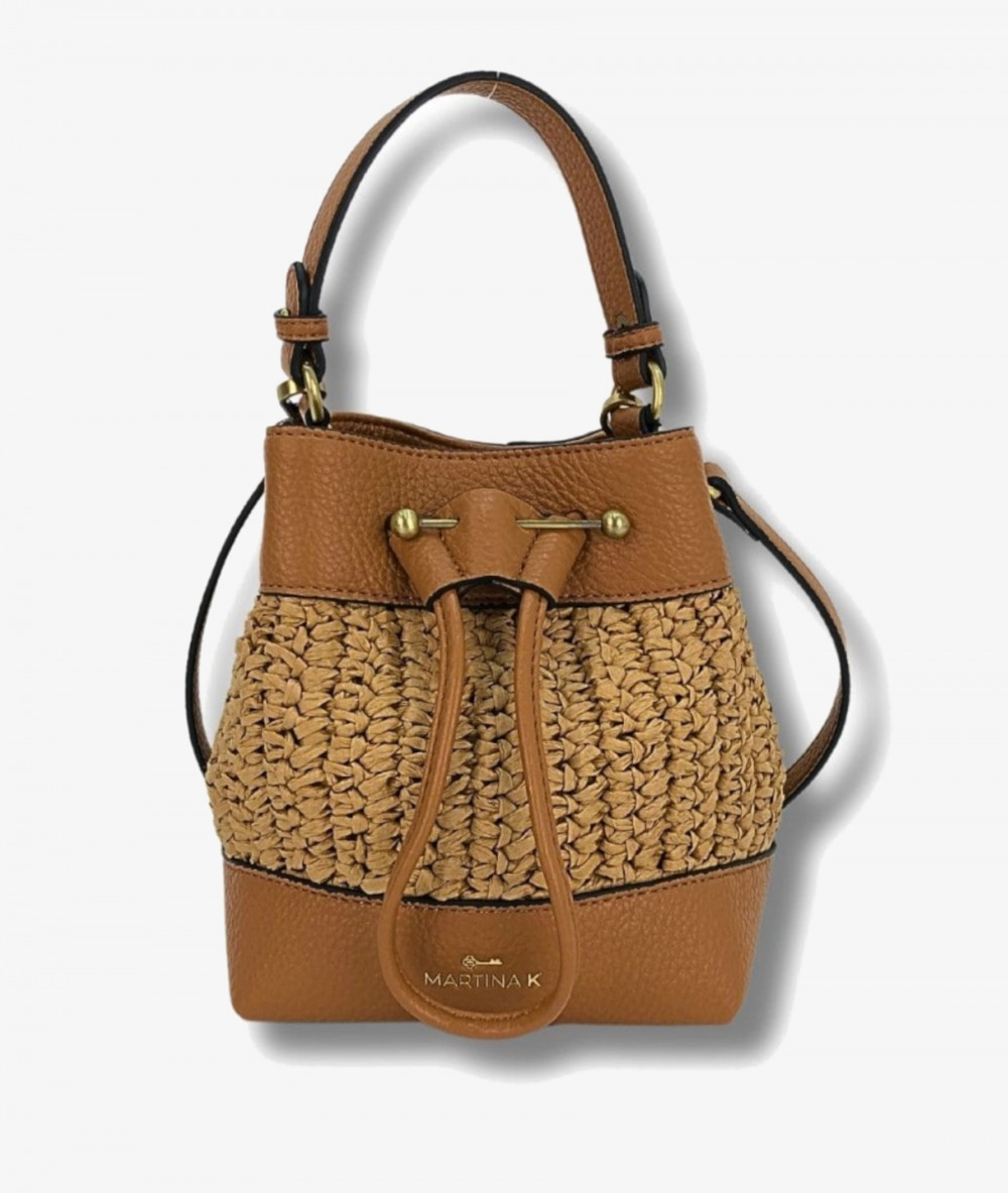 Bolso de rafia Martina K 2409807 en camel Bolso de rafia Martina K 2409807 en camel