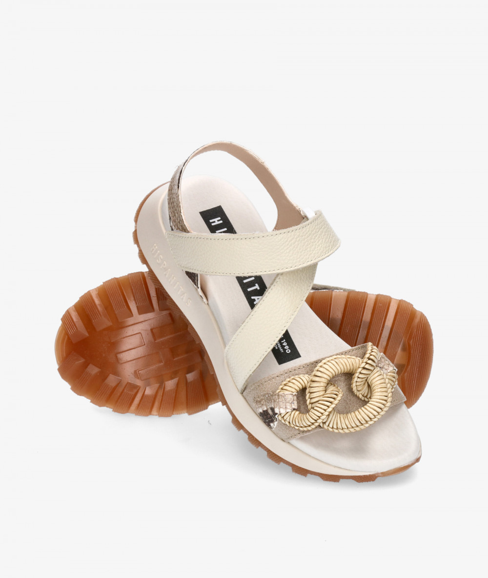 Sandalias Hispanitas  CHV253964 en hueso