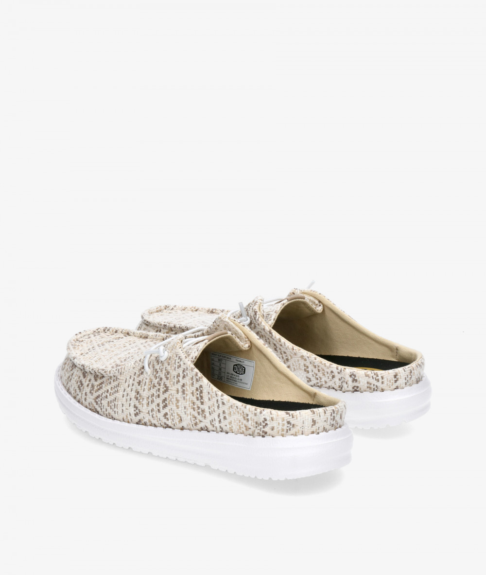 Zuecos Dude WENDY SLIP SURF BAJA en beige Zuecos Dude WENDY SLIP SURF BAJA en beige