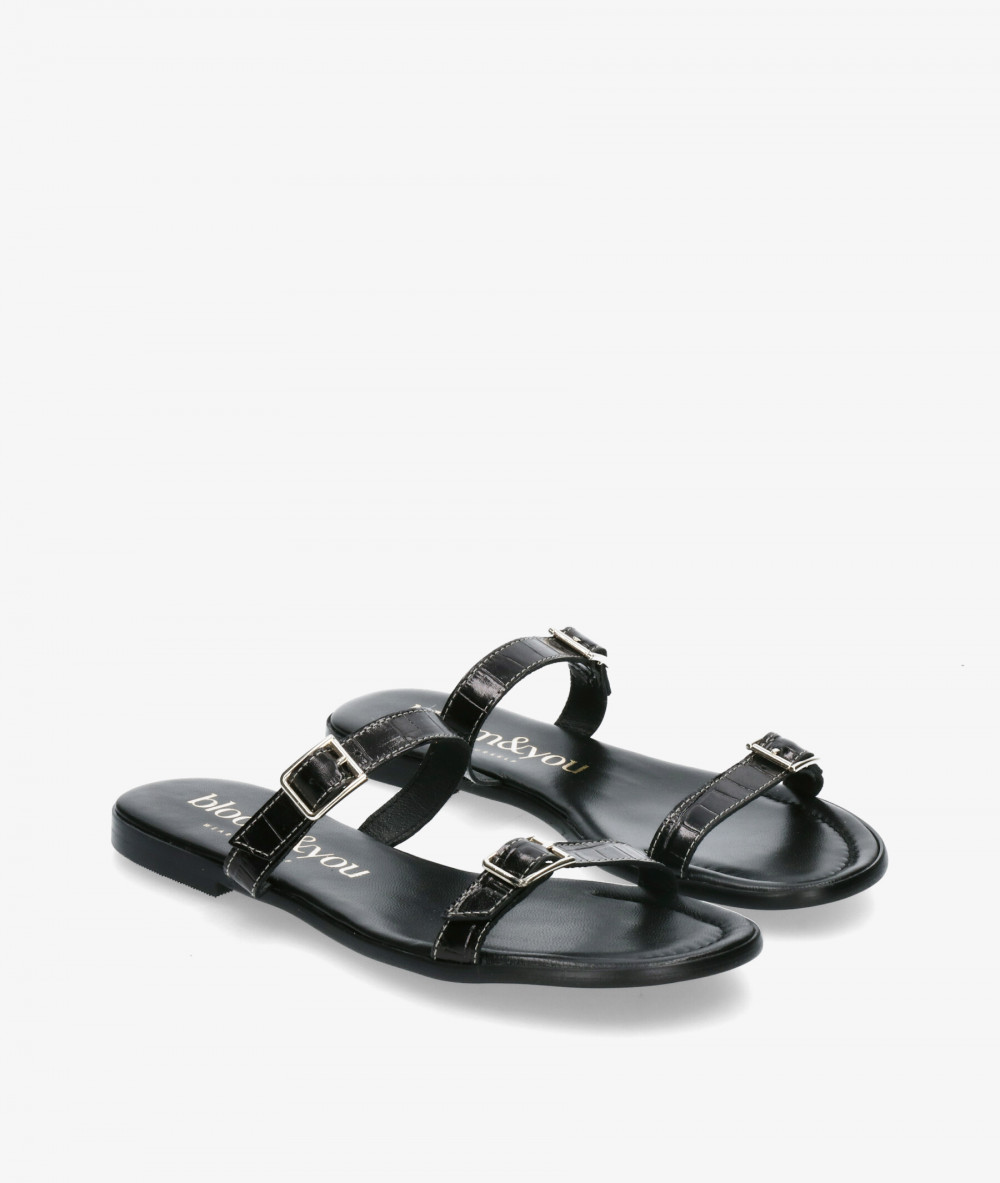 Sandalias bloom&you  LILI en coco negro Sandalias bloom&you  LILI en coco negro