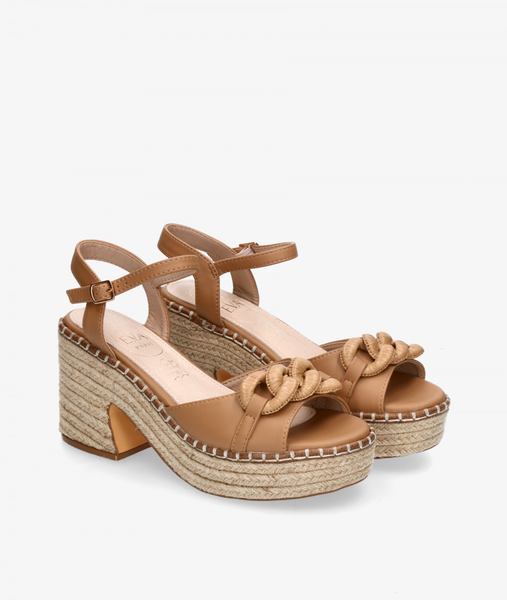 Sandalias EVA PARIS  28938 en cuero Sandalias EVA PARIS  28938 en cuero
