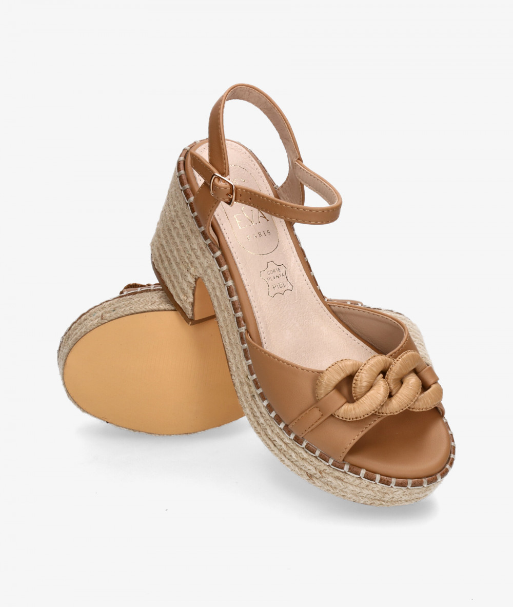 Sandalias EVA PARIS  28938 en cuero Sandalias EVA PARIS  28938 en cuero