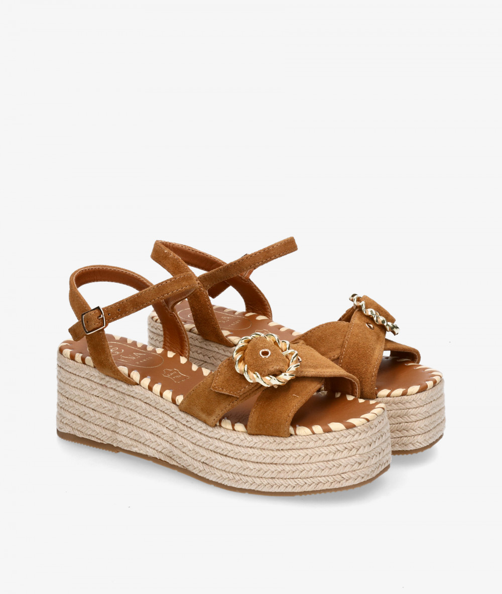 Sandalias EVA PARIS  28943 en cuero Sandalias EVA PARIS  28943 en cuero