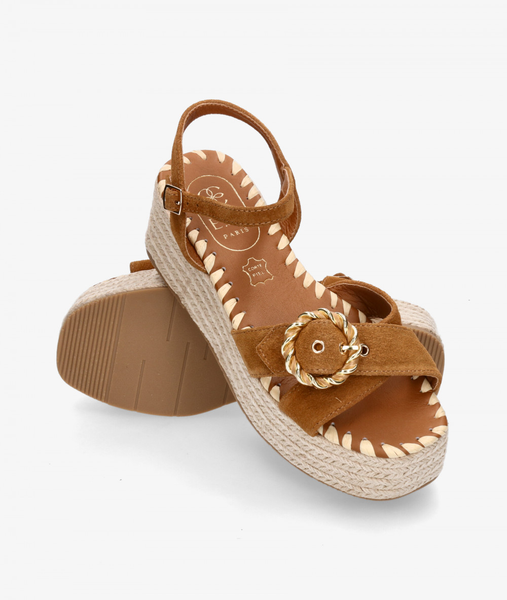 Sandalias EVA PARIS  28943 en cuero Sandalias EVA PARIS  28943 en cuero