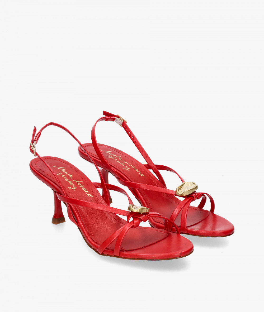Sandalias Mustang  54914 en rojo Sandalias Mustang  54914 en rojo