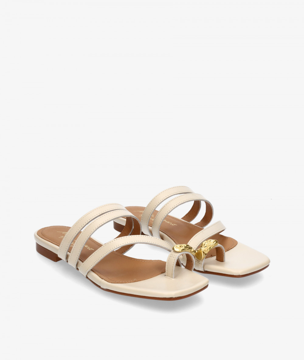 Sandalias Mustang  54912 en hueso Sandalias Mustang  54912 en hueso