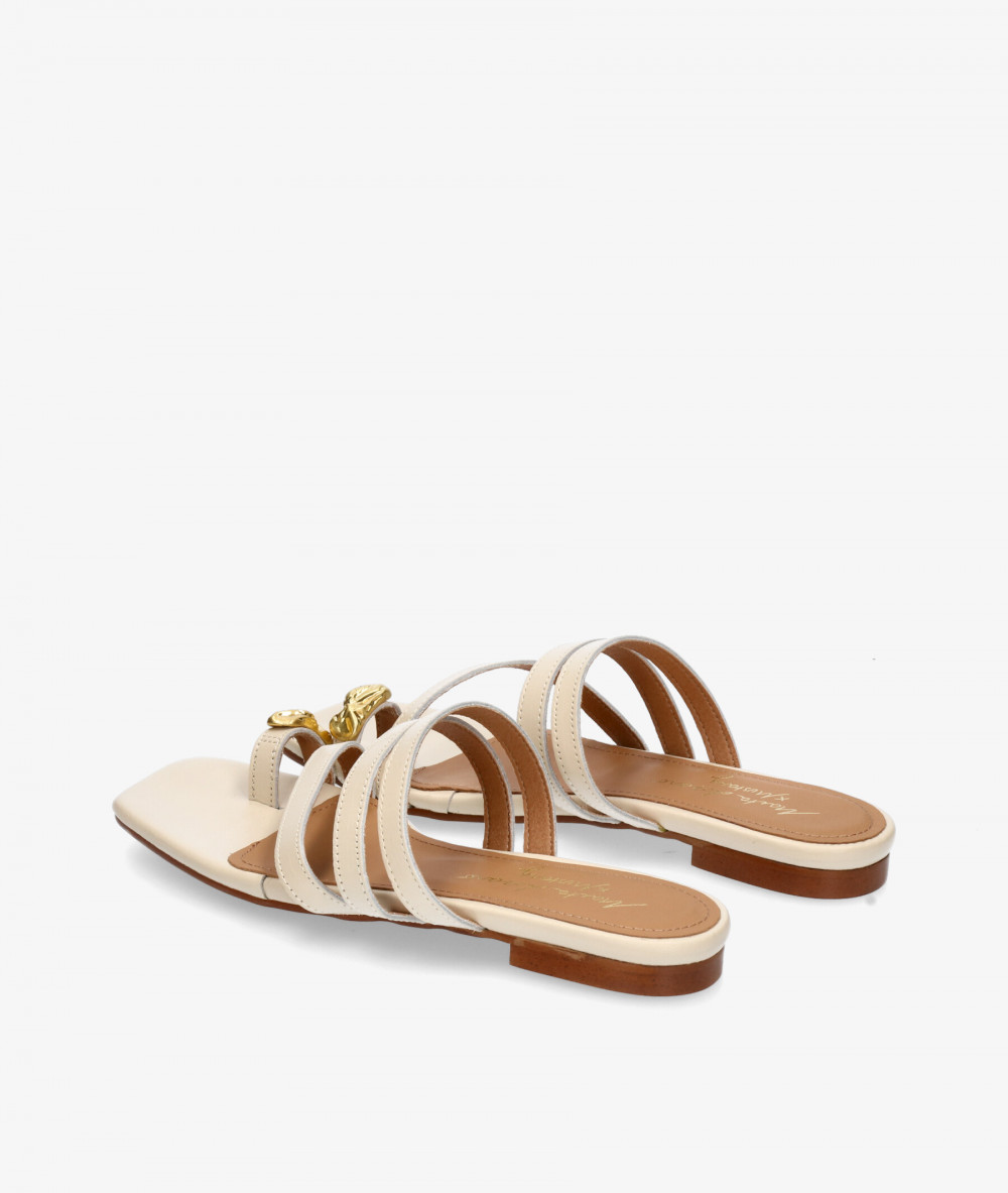 Sandalias Mustang  54912 en hueso Sandalias Mustang  54912 en hueso