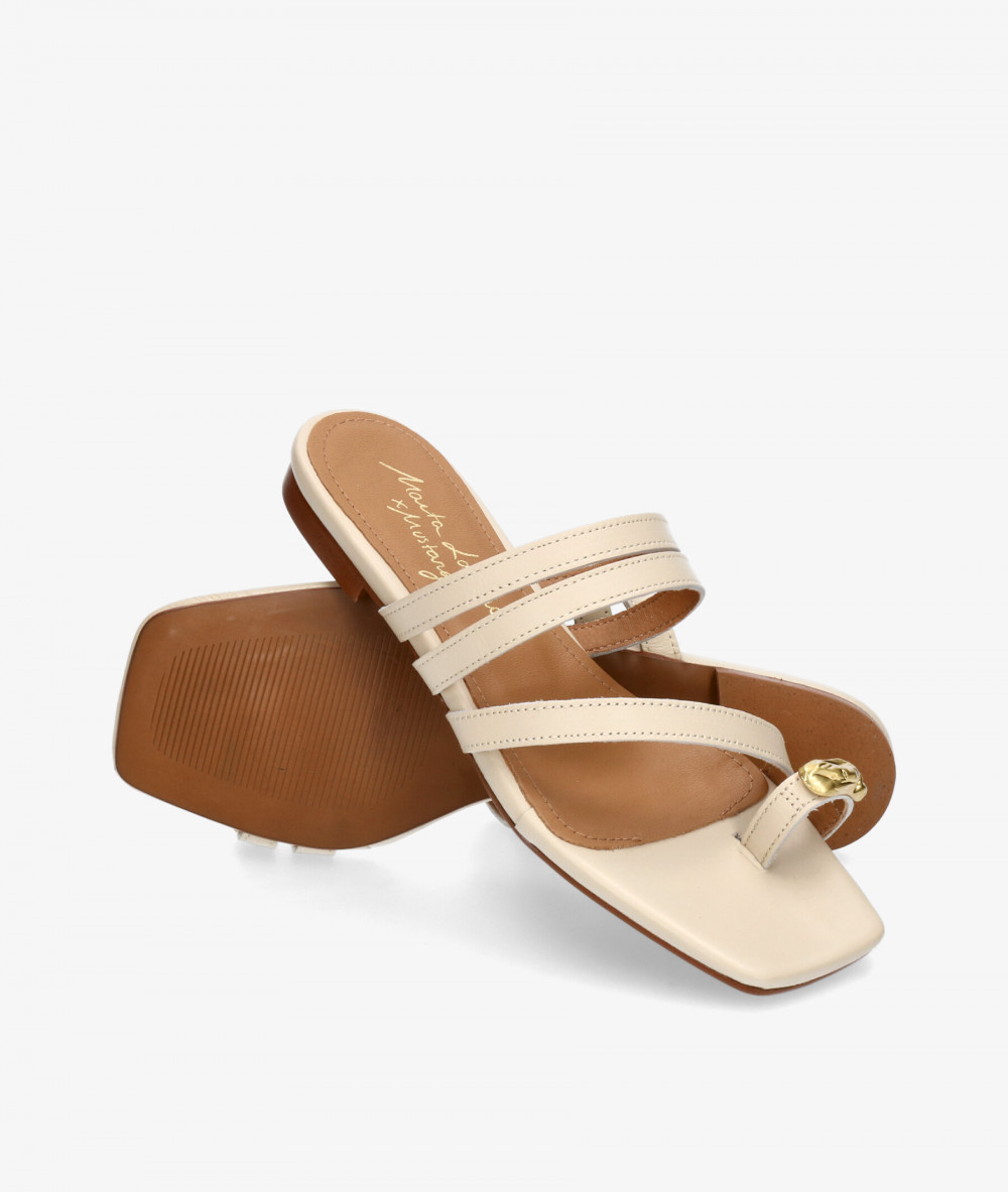 Sandalias Mustang  54912 en hueso Sandalias Mustang  54912 en hueso