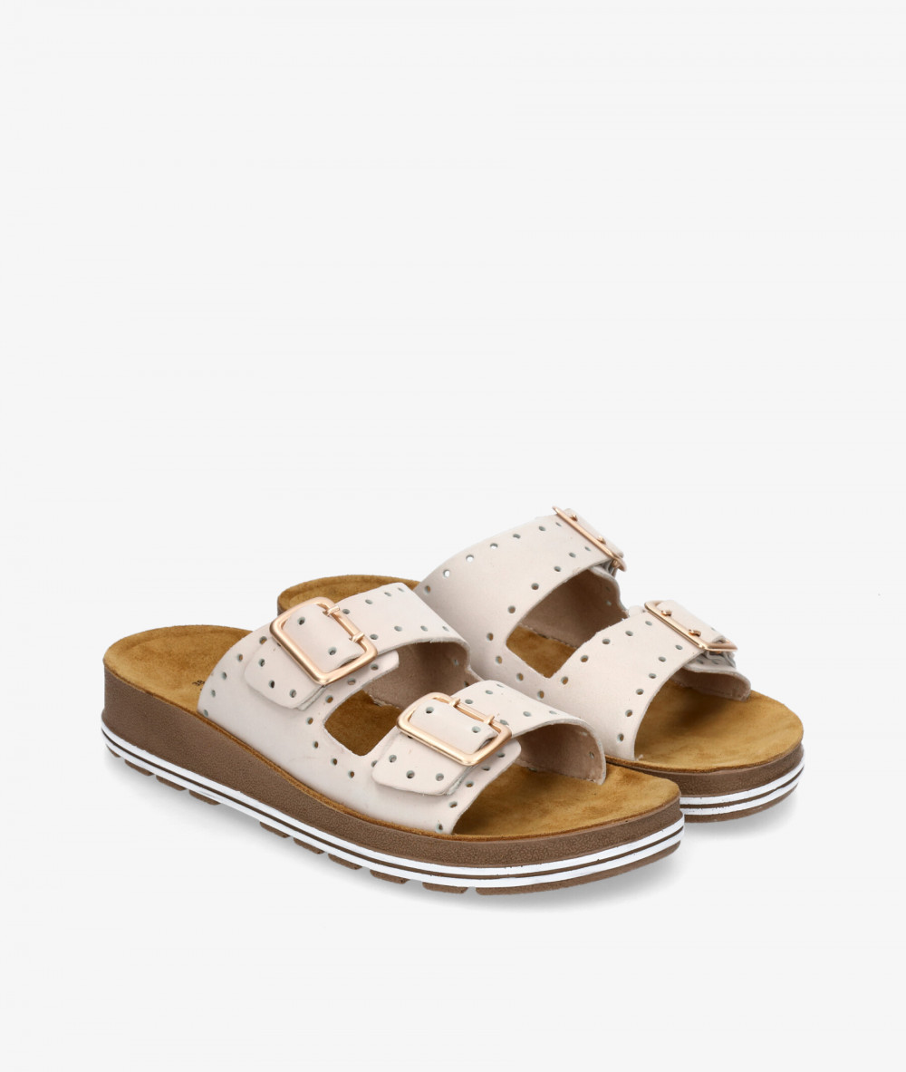 Sandalias St. Gallen  24-03-22919  LARA en hueso Sandalias St. Gallen  24-03-22919  LARA en hueso