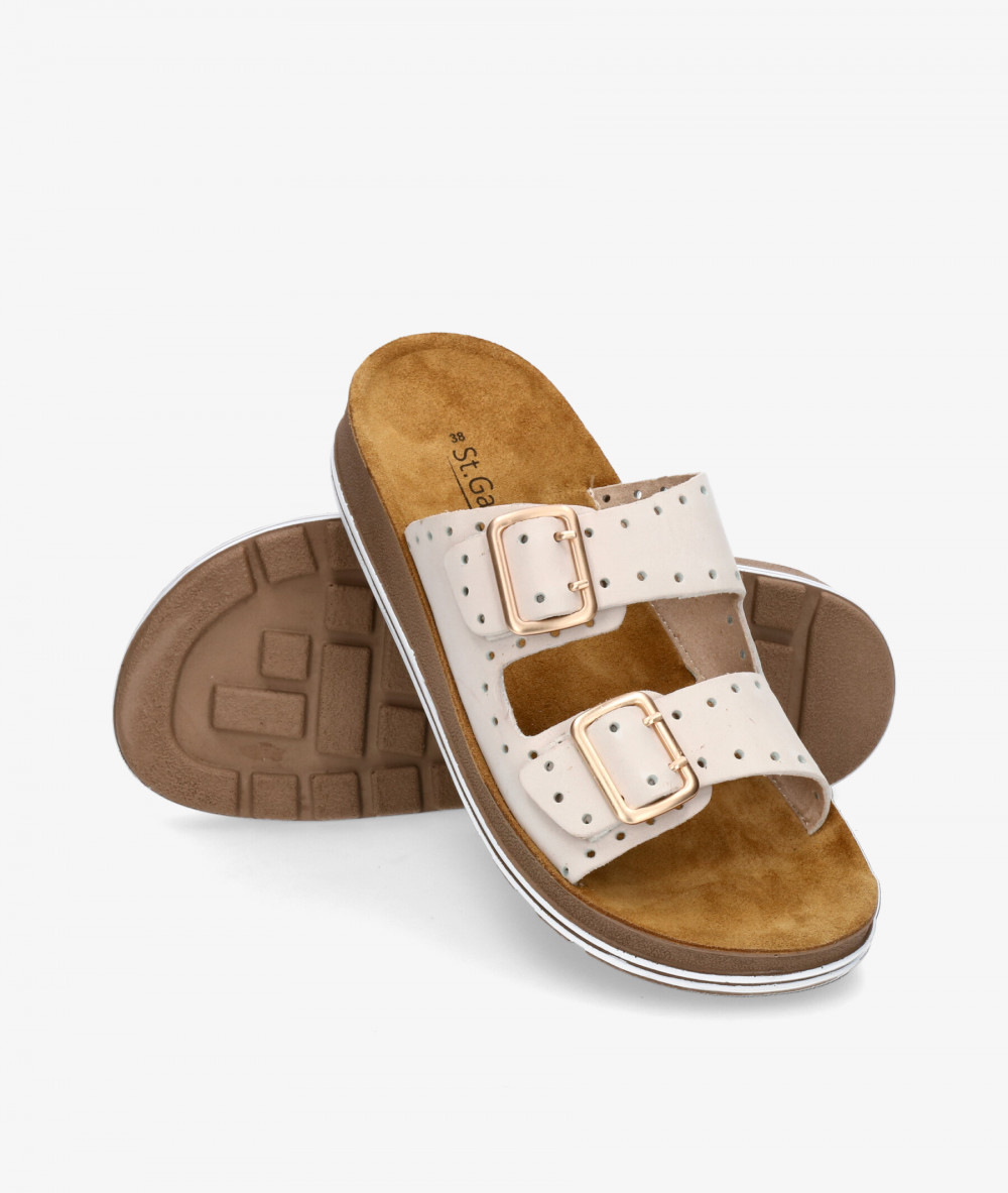 Sandalias St. Gallen  24-03-22919  LARA en hueso Sandalias St. Gallen  24-03-22919  LARA en hueso