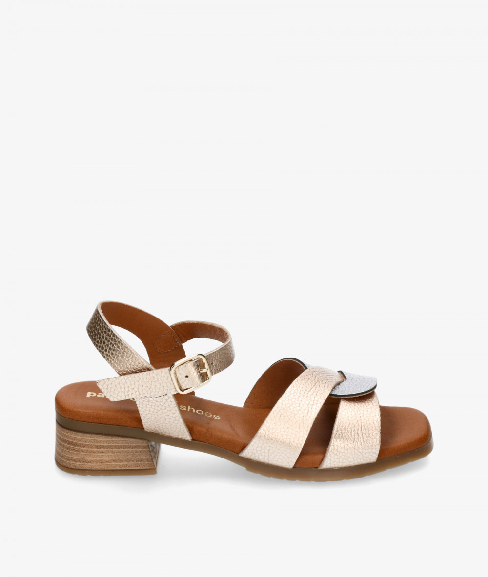 Sandalias pabloochoa.shoes  2672 en taupe metalizado Sandalias pabloochoa.shoes  2672 en taupe metalizado