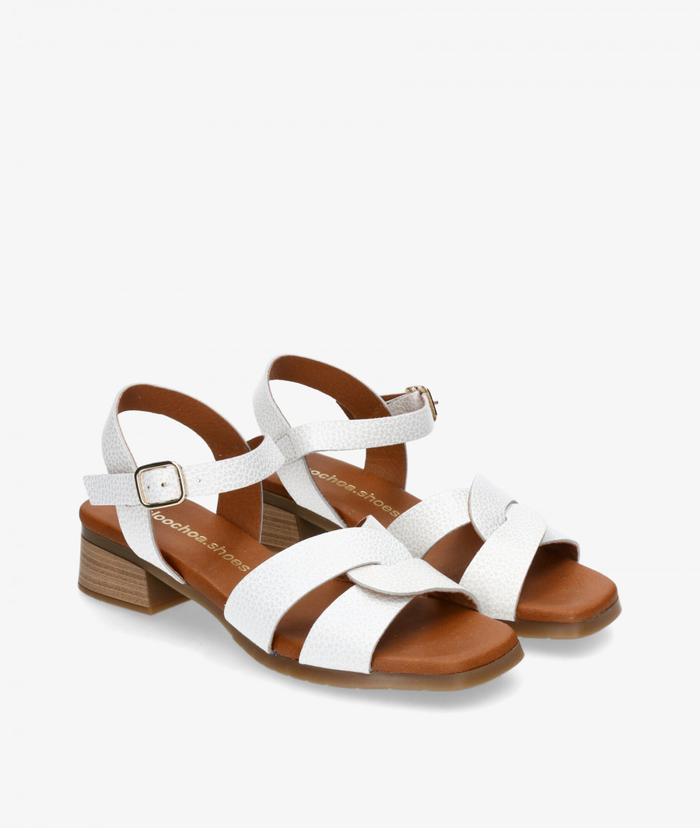 Sandalias pabloochoa.shoes  2672 en blanco Sandalias pabloochoa.shoes  2672 en blanco