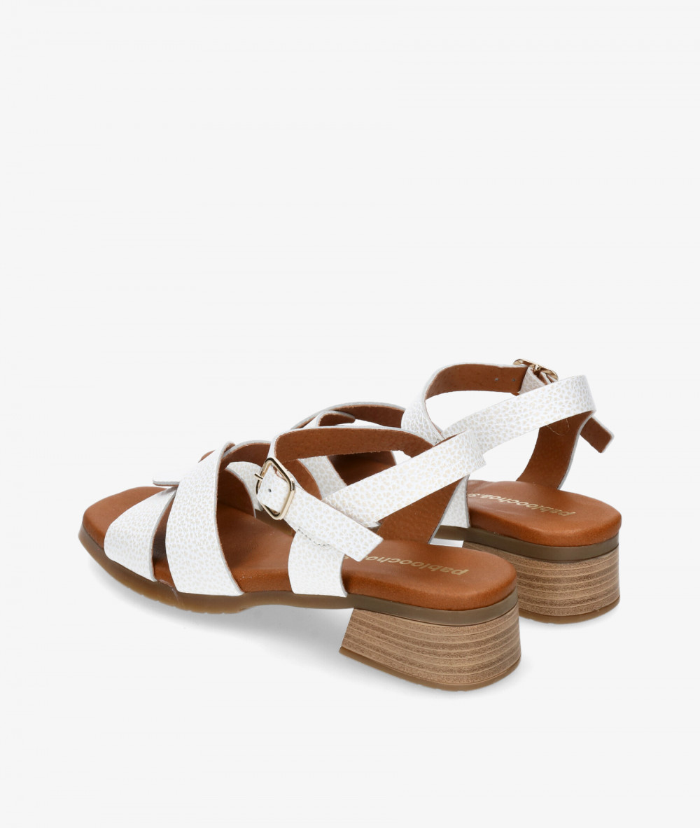 Sandalias pabloochoa.shoes  2672 en blanco Sandalias pabloochoa.shoes  2672 en blanco