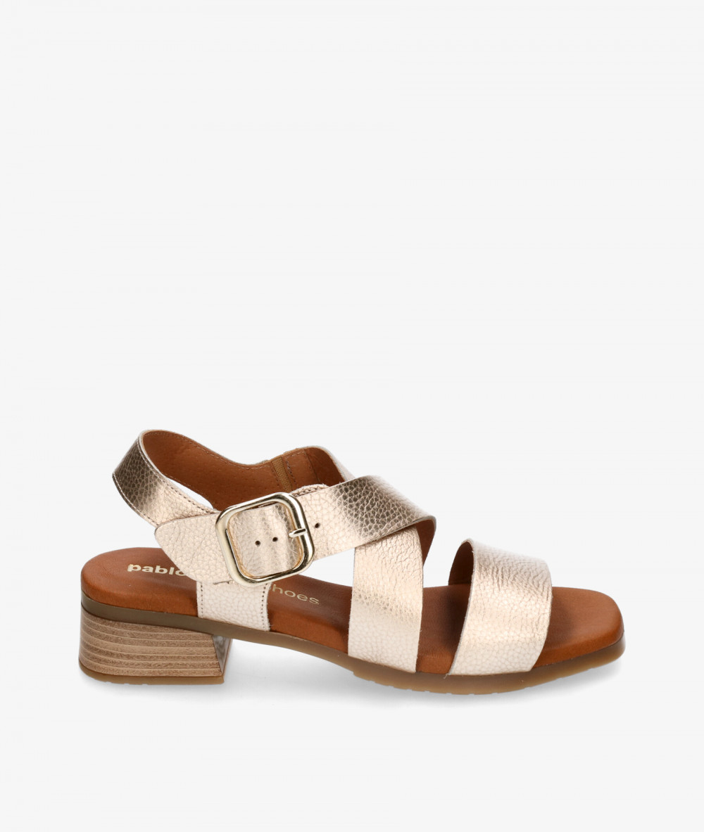 Sandalias pabloochoa.shoes  2674 en platino Sandalias pabloochoa.shoes  2674 en platino