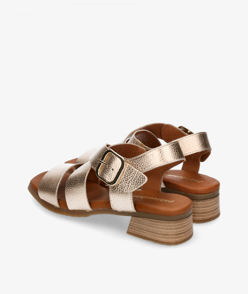 Sandalias pabloochoa.shoes  2674 en platino Sandalias pabloochoa.shoes  2674 en platino
