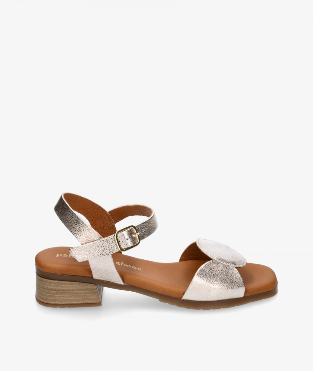 Sandalias pabloochoa.shoes  2698 en platino Sandalias pabloochoa.shoes  2698 en platino