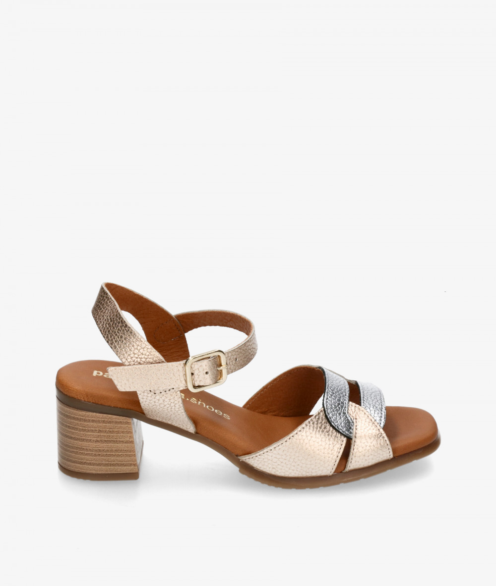 Sandalias pabloochoa.shoes  1980 en platino Sandalias pabloochoa.shoes  1980 en platino