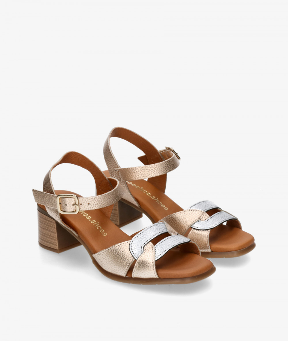 Sandalias pabloochoa.shoes  1980 en platino Sandalias pabloochoa.shoes  1980 en platino