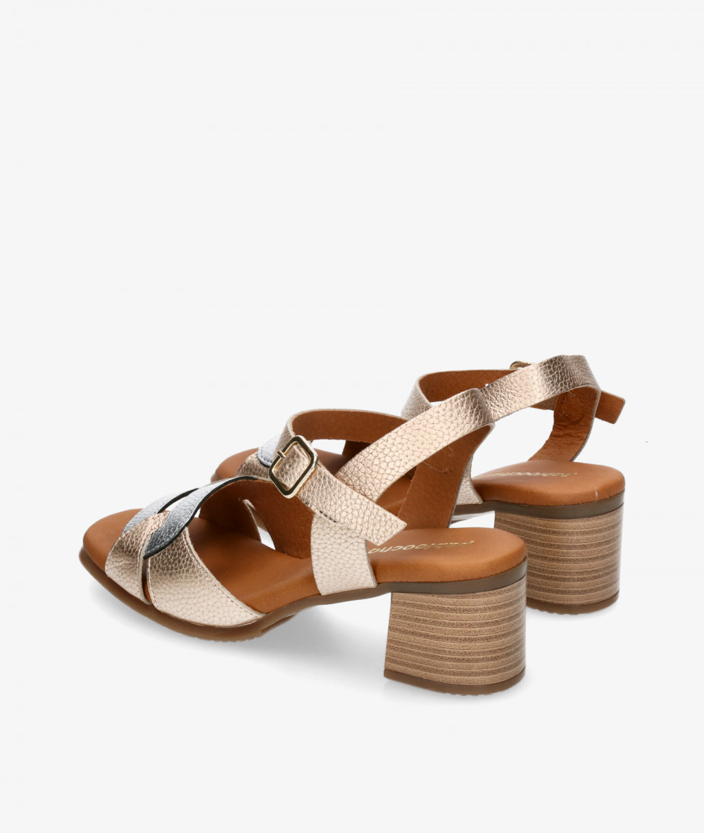 Sandalias pabloochoa.shoes  1980 en platino Sandalias pabloochoa.shoes  1980 en platino