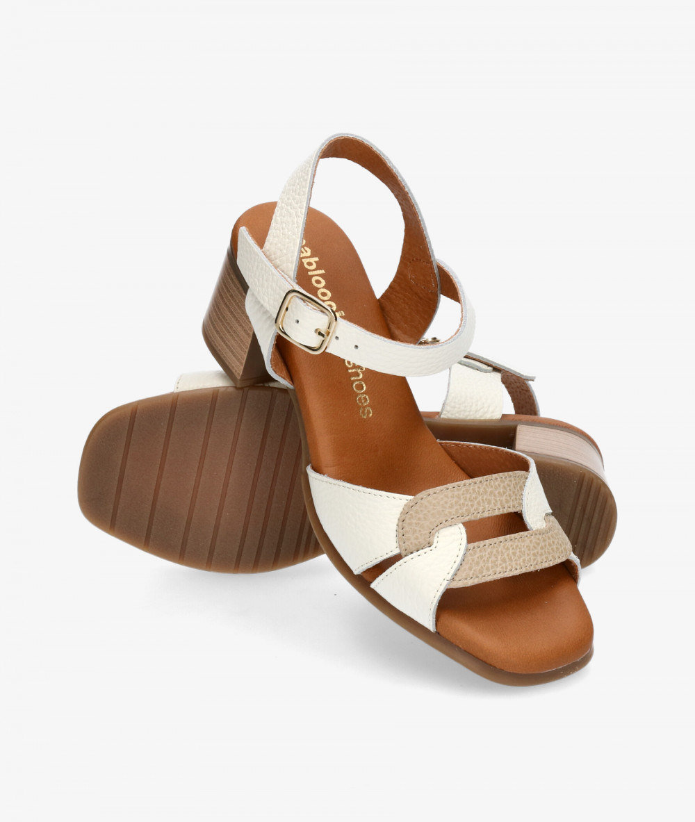 Sandalias pabloochoa.shoes  1980 en hueso Sandalias pabloochoa.shoes  1980 en hueso
