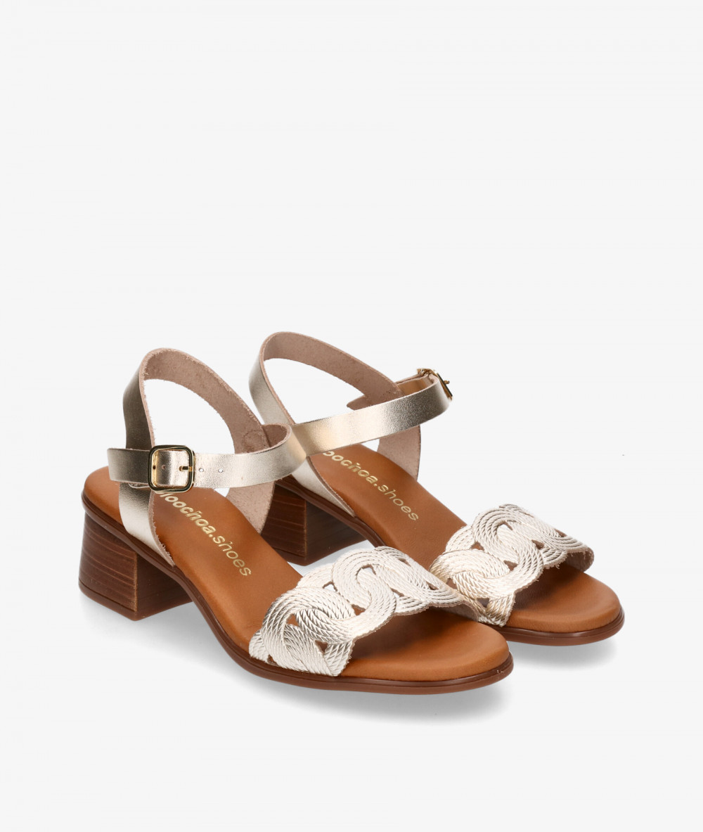 Sandalias pabloochoa.shoes  2730 en platino Sandalias pabloochoa.shoes  2730 en platino