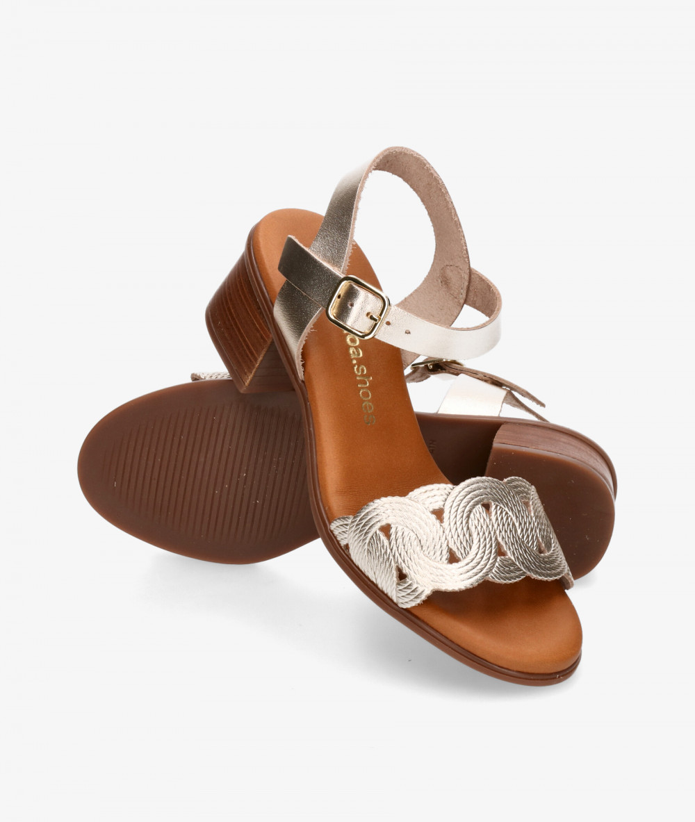 Sandalias pabloochoa.shoes  2730 en platino Sandalias pabloochoa.shoes  2730 en platino