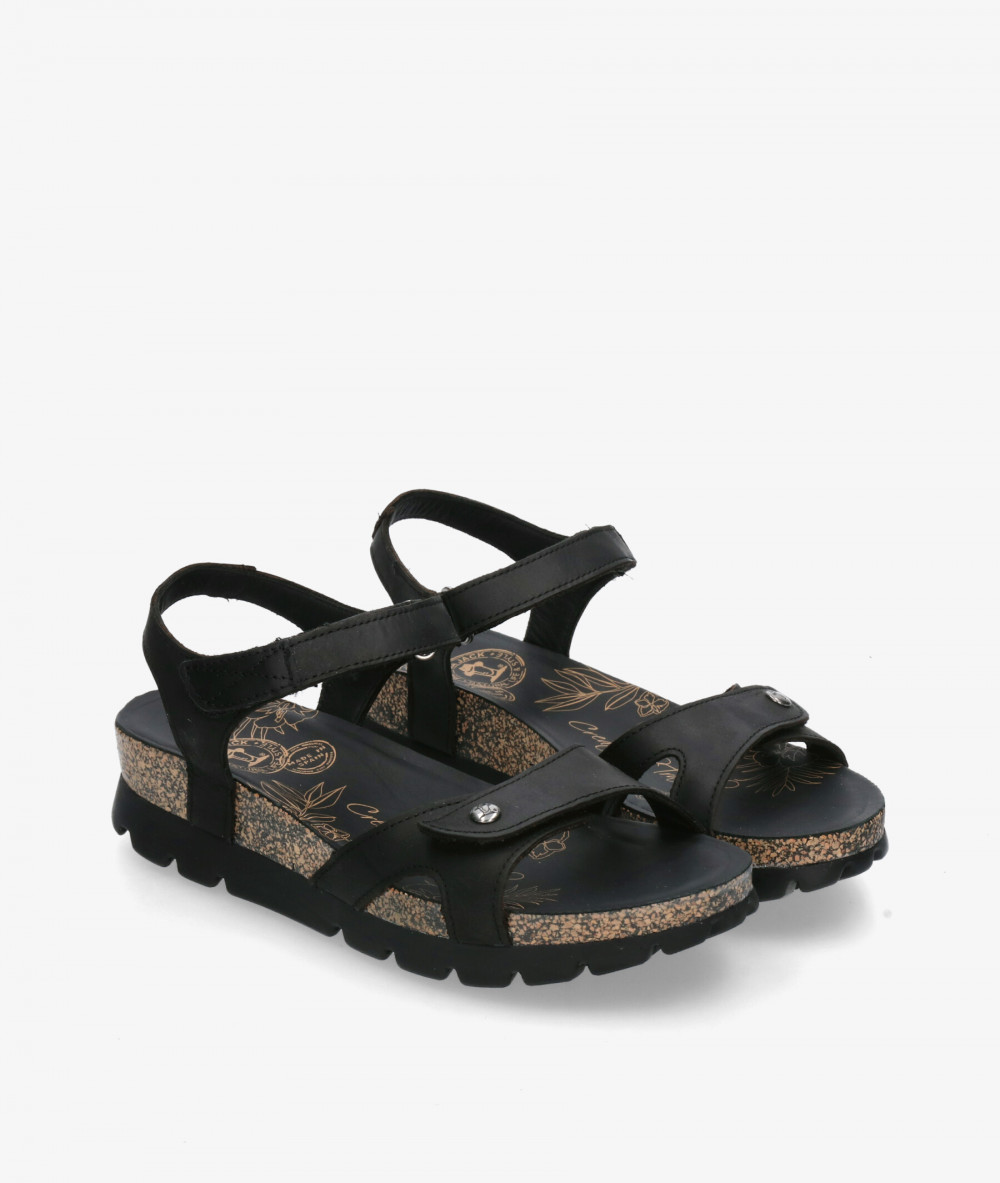 Sandalias Panamá Jack  SULIA en negro Sandalias Panamá Jack  SULIA en negro
