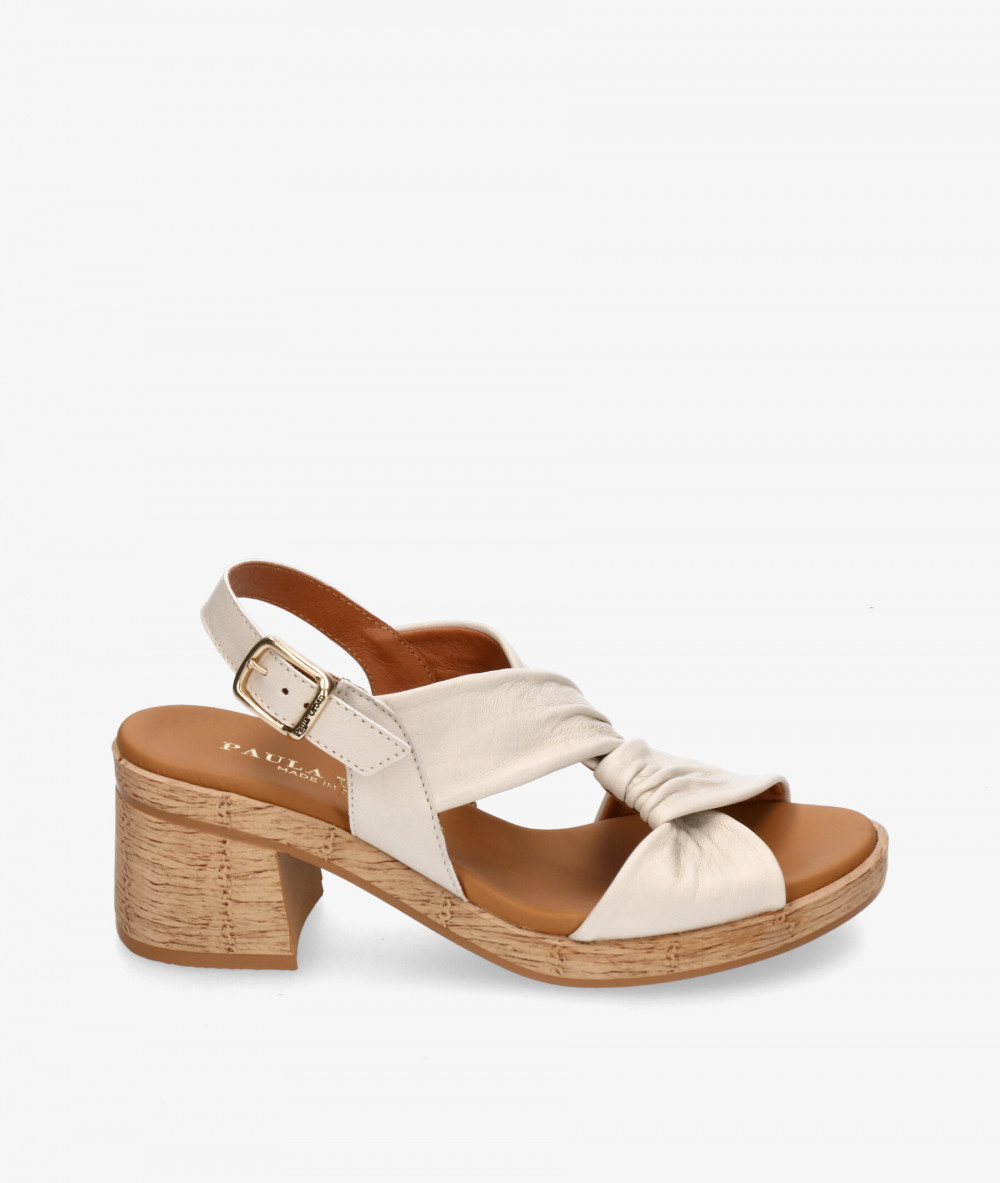 Sandalias Paula Urban  34-776 en hueso Sandalias Paula Urban  34-776 en hueso