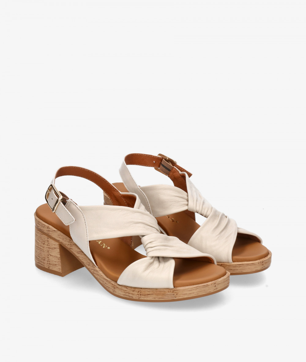 Sandalias Paula Urban  34-776 en hueso Sandalias Paula Urban  34-776 en hueso