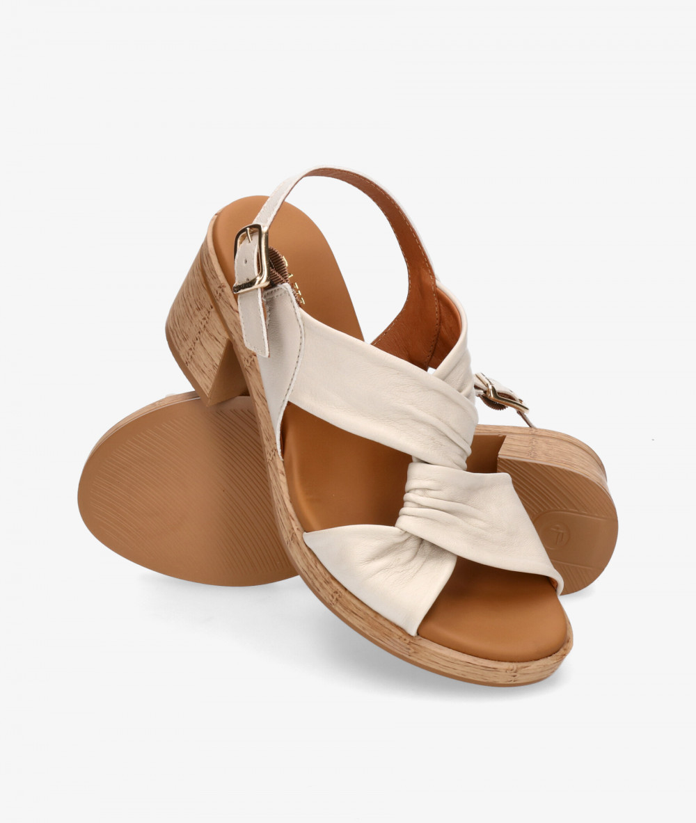 Sandalias Paula Urban  34-776 en hueso Sandalias Paula Urban  34-776 en hueso