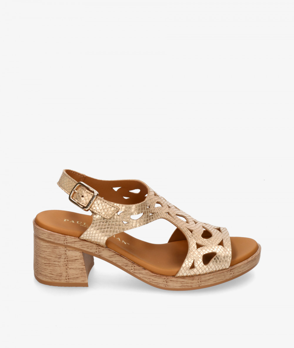 Sandalias Paula Urban  34-766 en oro Sandalias Paula Urban  34-766 en oro